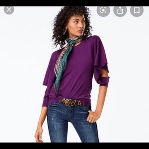 CAbi #3708 Peek pullover sweater